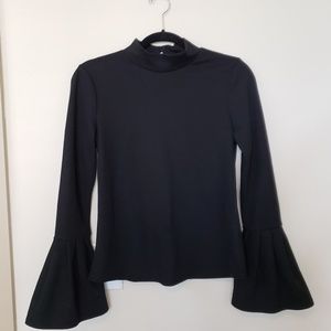 JOA Bell Sleeve Turtleneck